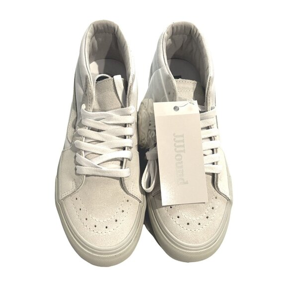 NIB Vans JJJJound x VANS Sk8-Mid VLT LX Hospitality Sneakers in True White - Picture 1 of 10